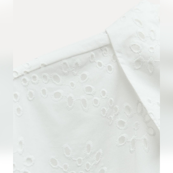 NWT Zara Embroidered Eyelet Dress - Picture 4 of 7
